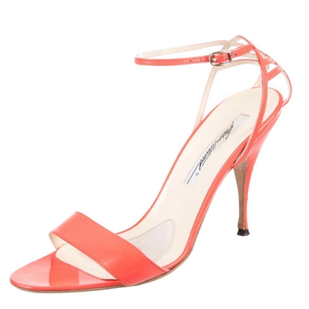 💜 Coral Brian Atwood Heels Size 38